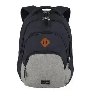 Travelite Basics Backpack Melange Navy/grey batoh obraz