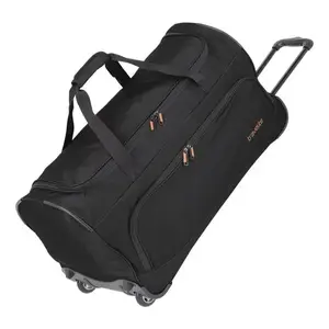 Travelite Basics Fresh Wheeled Duffle Black taška obraz