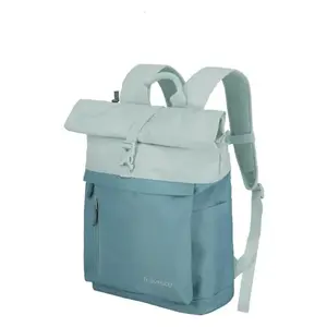 Travelite Basics Rollup Backpack Ice Blue batoh obraz