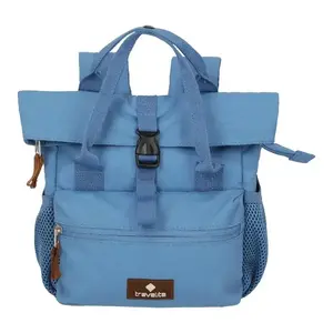 Travelite Basics Short Handle Mini Denim městský batoh obraz