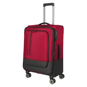 Travelite Crosslite 5.0 M červený cestovní kufr obraz
