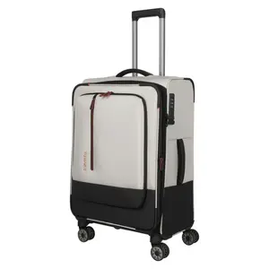 Travelite Crosslite 5.0 M White Sand cestovní kufr obraz