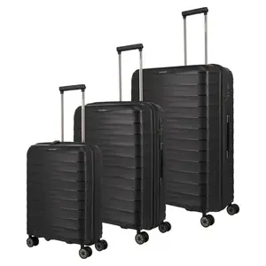Travelite Mooby S, M, L černá sada kufrů obraz