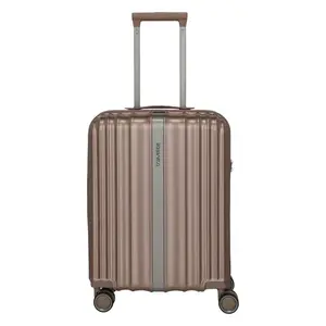 Travelite Paros 4w S hnědý kabinový kufr obraz