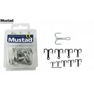 Trojháček Mustad vel.5/0 / 3ks obraz