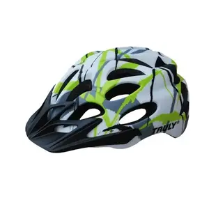 Truly Freedom zeleno/bílá cyklistická helma - L (58-61 cm) obraz