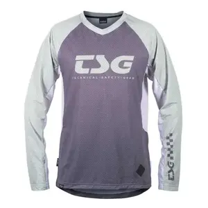 TSG Dres Breeze Jersey dlouhý rukáv limegrey - S obraz