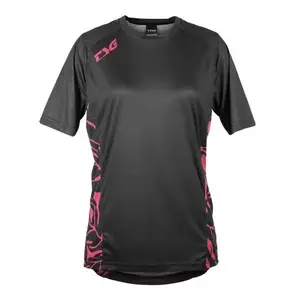TSG Dres dámský Floral Jersey krátký rukáv dusty cedar černý - XS obraz