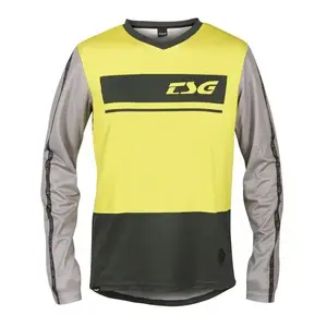 TSG Dres Skillz Jersey dlouhý rukáv 2021 žluto-šedo-černý pánský - S obraz