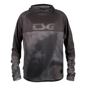 TSG Dres Trackz Jersey dlouhý rukáv černo-šedý pánský - S obraz