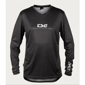 TSG Dres Waft Jersey dlouhý rukáv MF černý pánský cyklodres - XS obraz