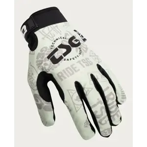 TSG DW Gloves Cyclopto Plus bílo-černé pánské cyklistické rukavice - S obraz