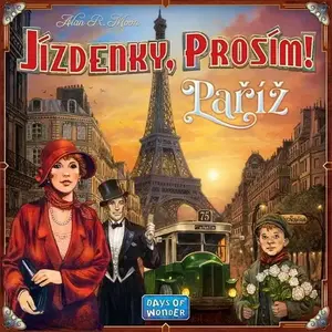 ADC Blackfire Jízdenky, prosím! Paříž desková hra obraz