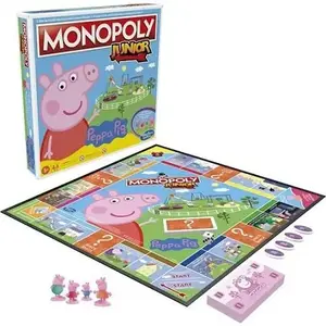 Hasbro Monopoly Junior Prasátko Peppa společenská hra obraz
