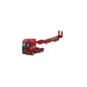 IQ models Scania 770 S červená metalíza 1: 18 RC tahač s plošinovým návěsem obraz