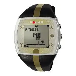 Polar FT7 černo-zlatý dámský sporttester s hrudním pásem Comfort Belt a vyměnitelnou baterií obraz
