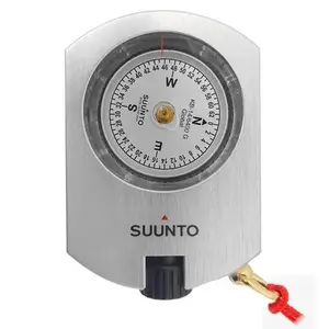 Suunto KB 14/6400 G stříbrný profesionální zaměřovací kompas v kovovém pouzdře obraz
