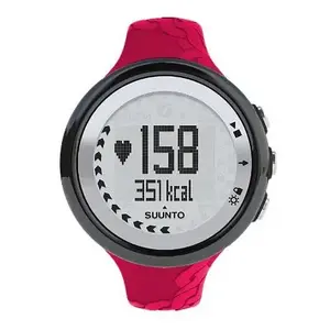 Suunto M5 Women červeno-stříbrné sportovní hodinky obraz