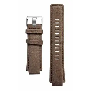 Timex originální kožený hnědý řemínek s výkusem pro modely s kompasem obraz