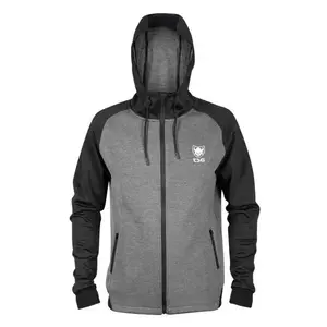 TSG Mikina Aero zip hoodie černo-šedá pánská - S obraz