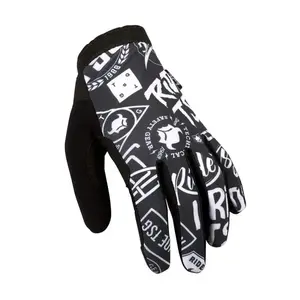 TSG Slim Gloves Sticky černo-bílé pánské cyklistické rukavice - L obraz