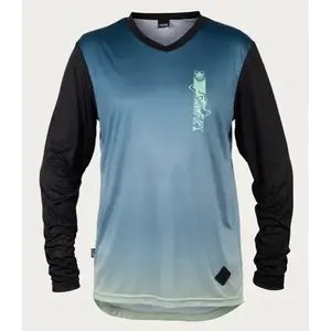 TSG Waft Jersey Blue matcha gradient pánský cyklodres s dlouhým rukávem - XS obraz