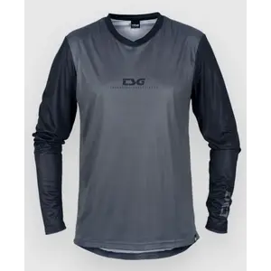 TSG Waft Jersey černo-uhlový pánský cyklodres s dlouhým rukávem - S obraz