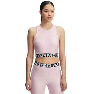 Under Armour HeatGear Rib Tank-PNK 2025 dámský sportovní top - Velikost S obraz