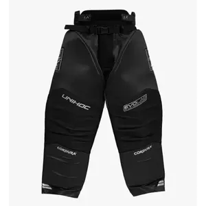Unihoc Alpha Evolab 25/26 černo-stříbrné kalhoty - XXXL - černá/stříbrná obraz