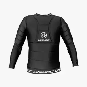 Unihoc Flow 24/25 brankařská vesta - XL/XXL - černá/bílá obraz