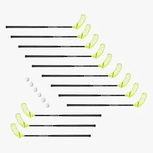 Unihoc sada holí SuperStar 30 (12 holí + 6 míčků) - 87 cm - černá/mix - 9+3 obraz