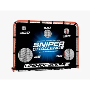 Unihoc Sniper Challenge autobrankář 25/26 POUZE 160x115 cm - černá/modrá (VÝPRODEJ) obraz