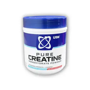 USN Pure creatine monohydrate powder 500g - Red fruit punch obraz