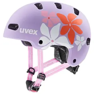 Uvex Kid 4 Style Flower Lilac Matt - 51-55 cm obraz