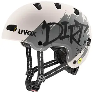 Uvex Kid 4 Style Mips Dirt Warm Grey Matt - 51-55 cm obraz