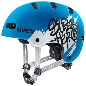 Uvex Kid 4 Style Super Hero Blue Matt - 51-55 cm obraz