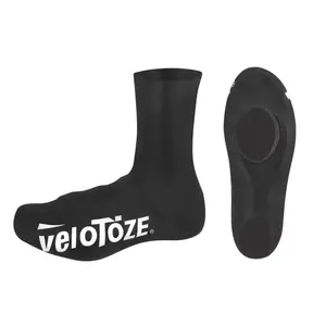 VELOTOZE Návleky treter ROAD latex vysoké černé - S obraz