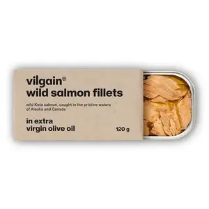 Vilgain Filety z divokého lososa v olivovém oleji 120 g obraz