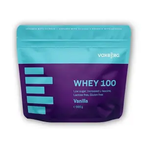 Voxberg Whey Protein 100 990g - Bílá čokoláda s malinou obraz