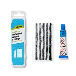Weldtite Opravné šňůry Tubeless pro bezdušové pláště - sada 5 ks + lepidlo obraz