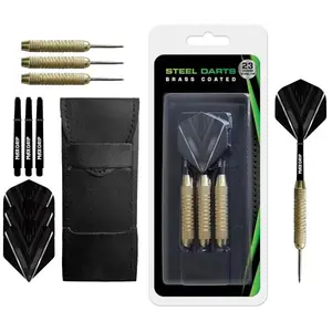 Xq Max Šipky Steel Tip Brass Darts Set 23g - 23 obraz