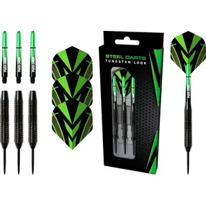 Xq Max Šipky Tungsten Look Steel Darts 20g - Silver Coat - 20 obraz