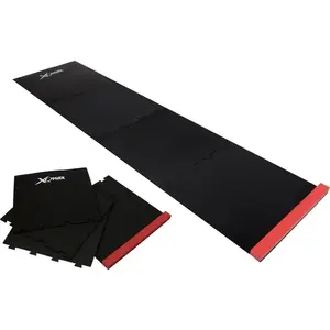 Xq Max Skládací podložka/koberec na šipky PUZZLE 237 cm - černá obraz