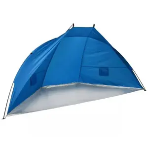 Xqmax Plážový stan skládací UV50+ 270x120x120 modrá obraz