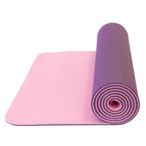 YATE Yoga mat dvouvrstvá TPE růžová obraz