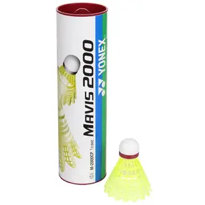 Yonex Mavis 2000 badmintonové míčky červená - tuba 6 ks obraz