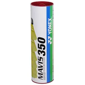 Yonex Mavis 350 badmintonové míčky červená - tuba 6 ks obraz