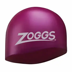 ZOGGS Dětská plavecká čepice OWS SILICON CAP MID - magenta (dostupnost 4-6 dní) obraz