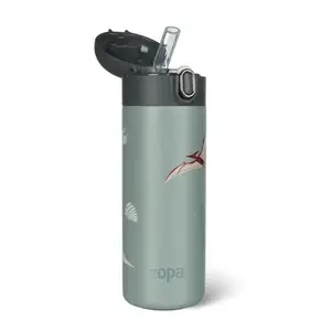 Zopa Termoska na tekutiny s brčkem 400 ml Dino obraz