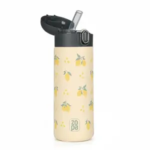 Zopa Termoska na tekutiny s brčkem 400 ml Limoncello obraz